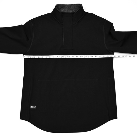 BYLT Elite Fairway Pullover Jacket Stretch Performance XL Mens Black Golf - Picture 4 of 10